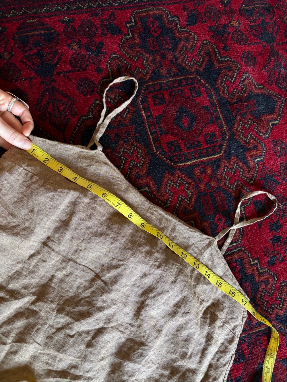 Handmade (by me!) 100% linen dress! - Picture 5 of 10